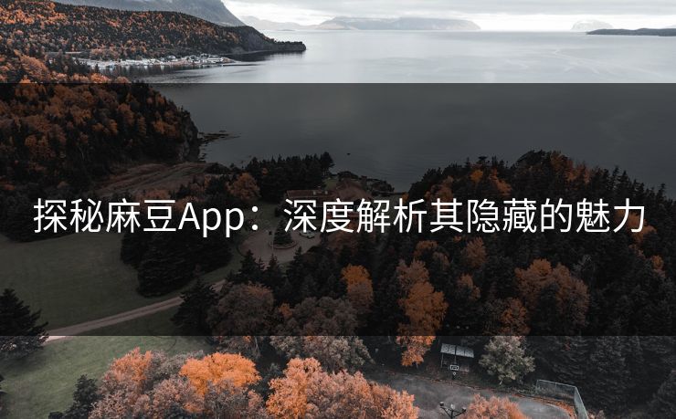 探秘麻豆App：深度解析其隐藏的魅力